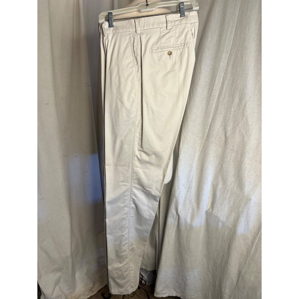 Peter Millar Tan Chino Golf Pants Trousers Size 36 Pima Cotton Straight Causal W